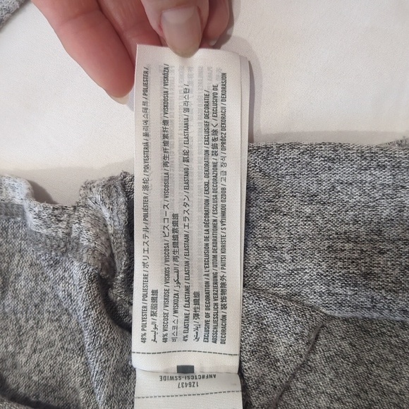 Abecrombie & Fitch Lightweight Long Sleeve Sweater, Color Heather Gray Size S - Picture 14 of 14
